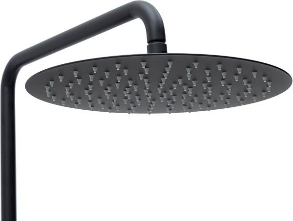 Душевая стойка Allen Brau Priority с изливом 27.7x50.9x123.2 см черный матовый 5.31A10-31