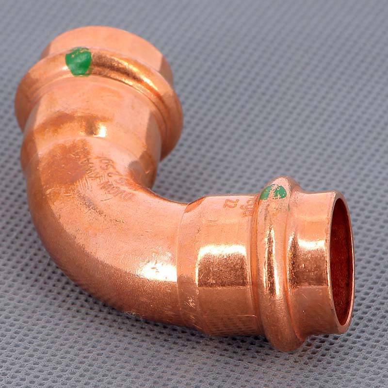 Угол пресс 90° Viega Profipress медь 22 мм 291518