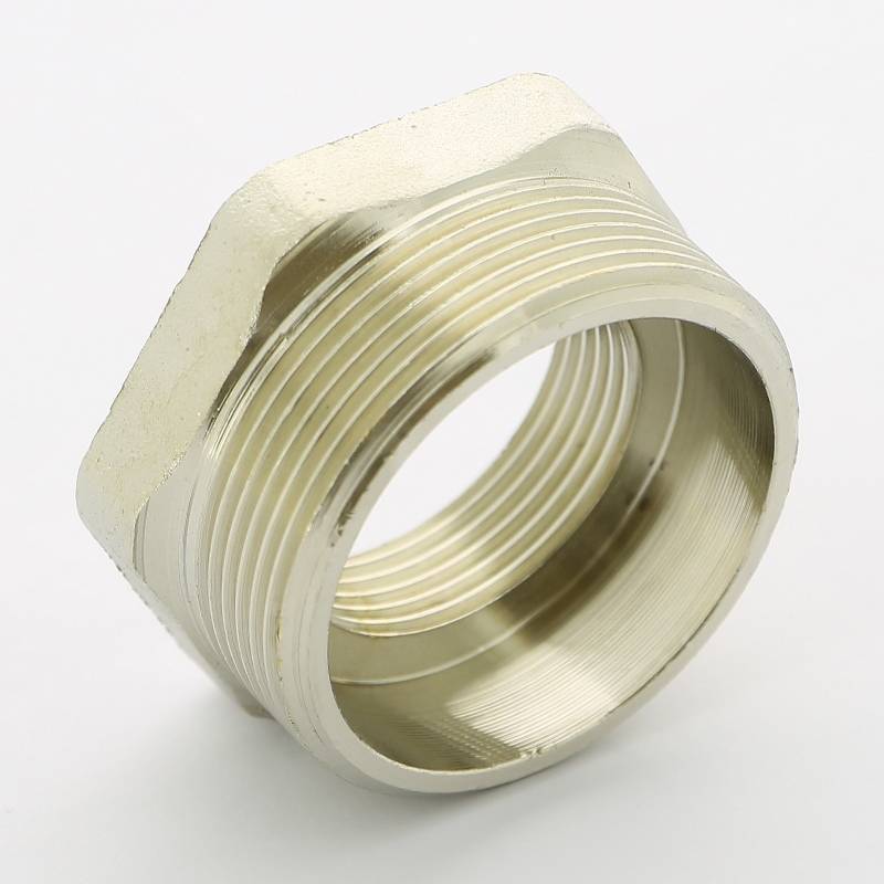 Футорка НВ Uni-Fitt 2x1 1/4 никелированная 604N7500