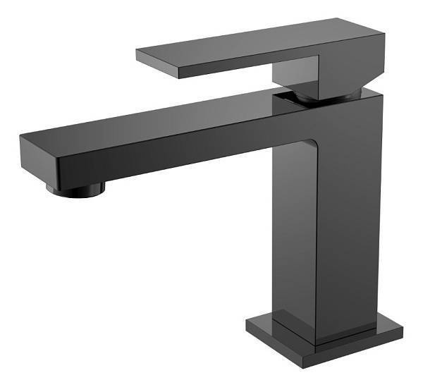 Смеситель для раковины Boheme Qubic графит глянцевый 471-SGM