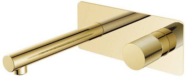 Смеситель для раковины Boheme Stick встраиваемый золото матовое 125-GG.2