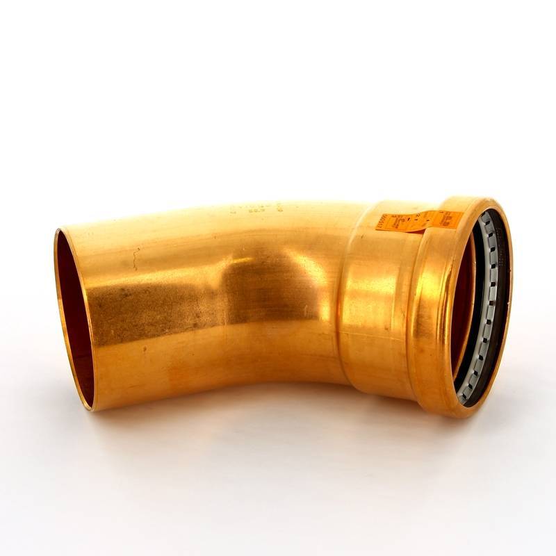 Угол-вставка 45° пресс Viega Profipress XL 88.9 мм медь 476946