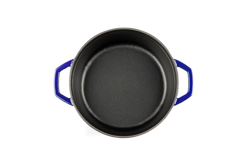 Кастрюля глубокая Hascevher Yeni Derin 24 см синяя A901324