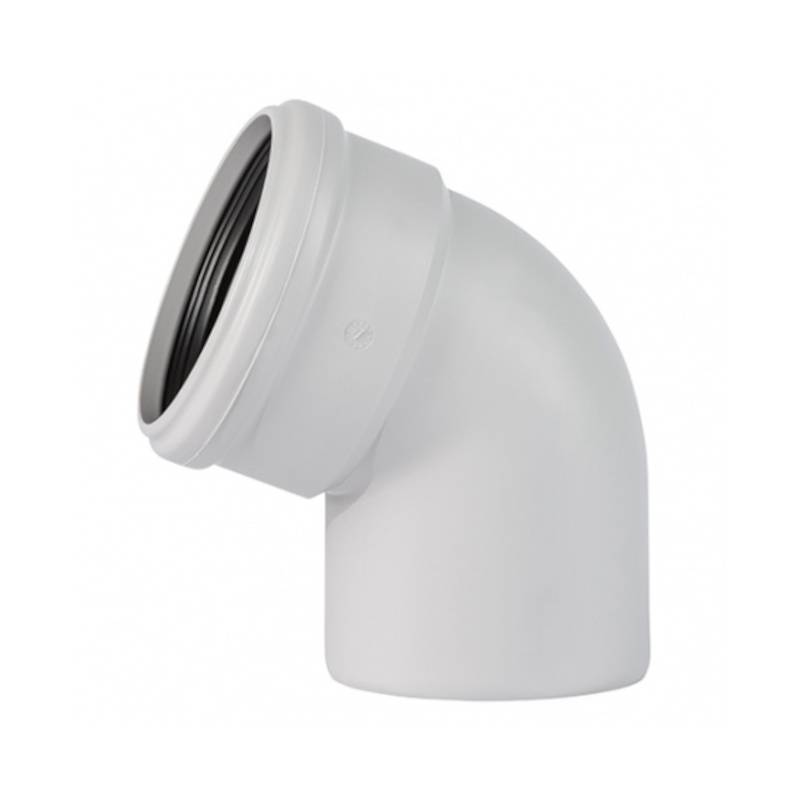 Отвод для бесшумной канализации Ostendorf Skolan Safe 67° 50 мм 332130