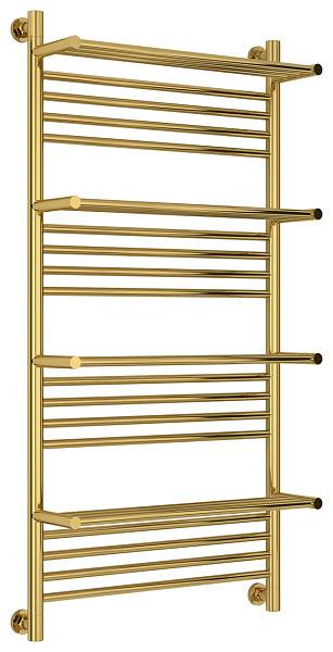 Полотенцесушитель водяной Сунержа Богема с 4 полками 600x1200 мм золото 03-0224-1260