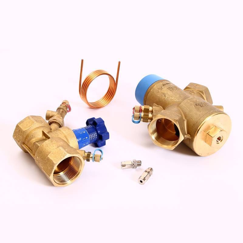 Комплект регулятора перепада давления CIM 767 и балансировочного клапана Cimberio 2 CIM 767H787ODP 2