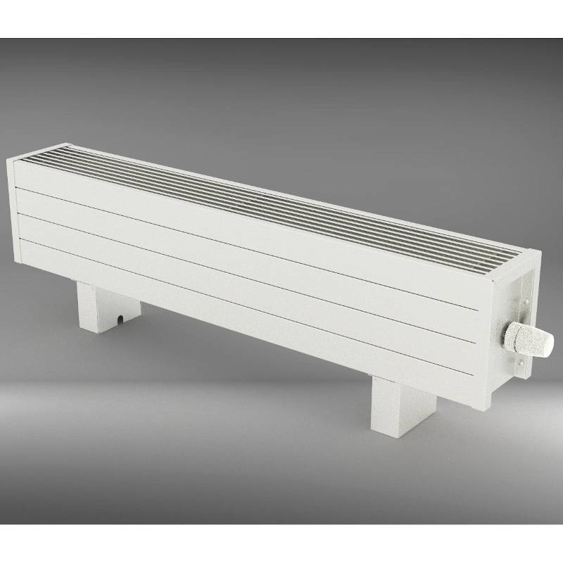 Конвектор напольный Wilma Vitron 200x150x1200 мм 4-трубный нижнее подключение ВКН.200.150.1200.4ТК.N