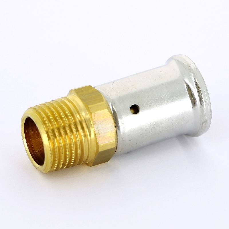 Муфта с наружной резьбой пресс HENCO 17P 20x1/2 17P-2004