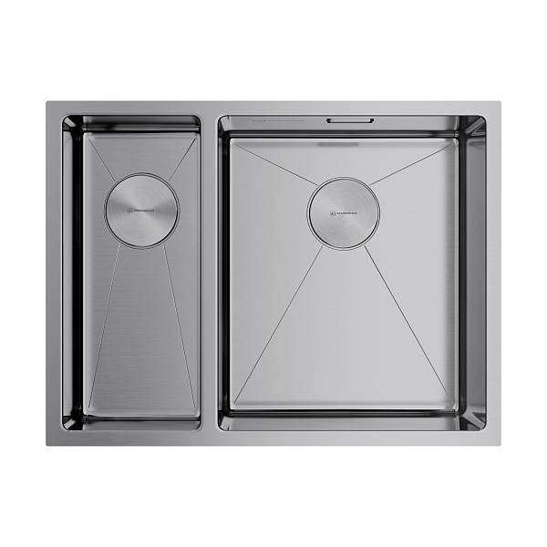 Кухонная мойка OMOIKIRI Taki 58-2-U/IF-R-IN 58,5x44 см нержавеющая сталь 4993767