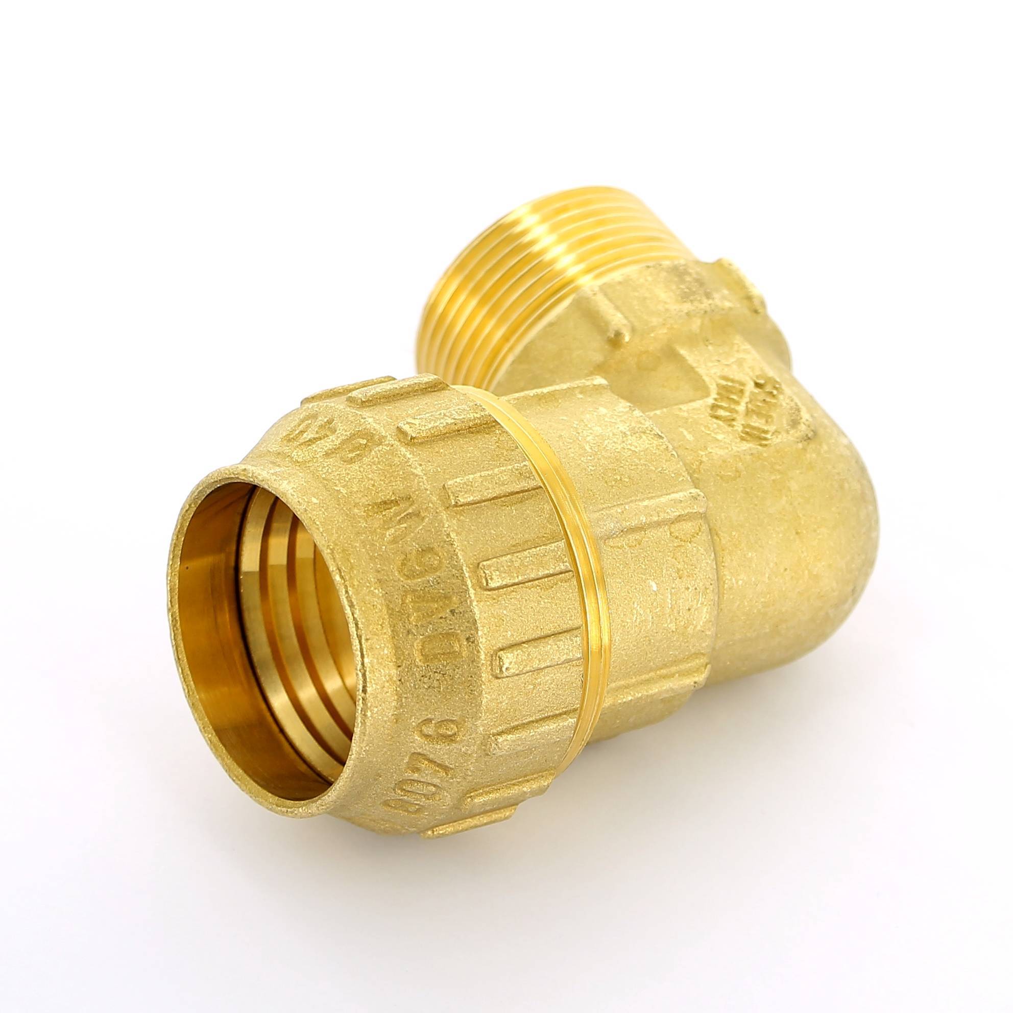 Угольник обжимной Tiemme 3464CR 40х1 1/4 наружная резьба 3400044