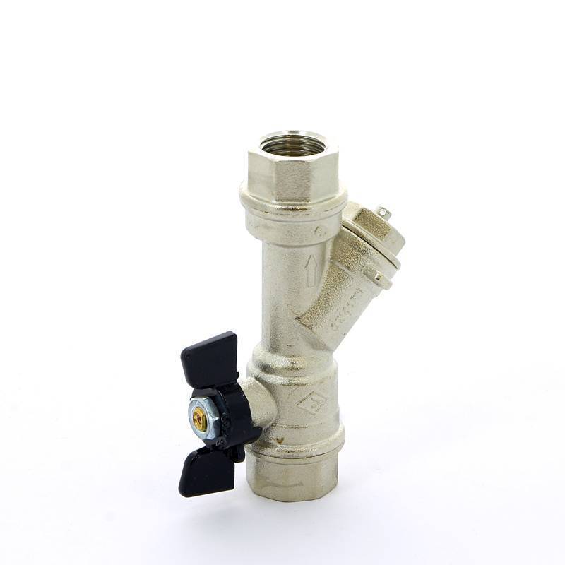 Кран шаровой Bugatti INDIANA ВВ с фильтром бабочка 1/2 07410001