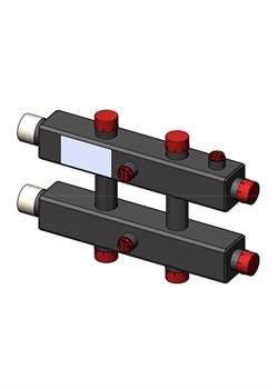 Гидравлический коллектор ZOTA горизонтальный 3 контура до 70 кВт AGR4932003003
