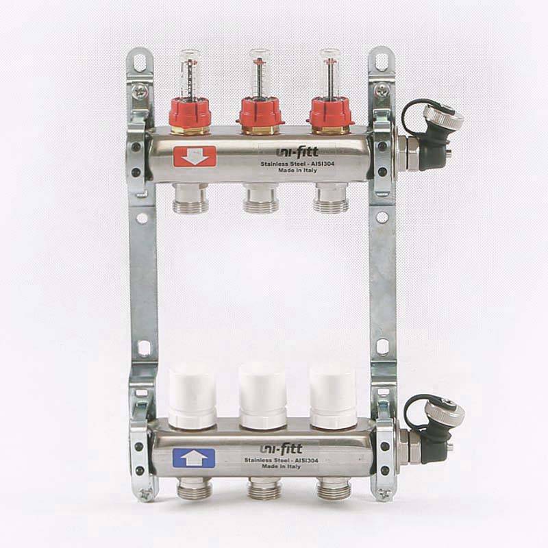 Коллекторная группа Uni-Fitt 415S 1 x 3/4 EK 3 выхода 450I4303