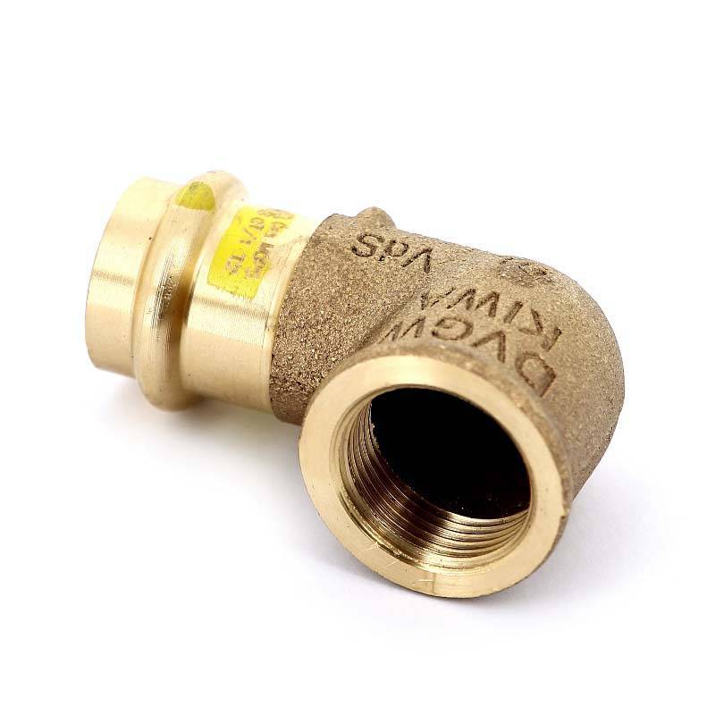 Угол 90° пресс-В бронзовый Viega Profipress G 22х3/4 345877