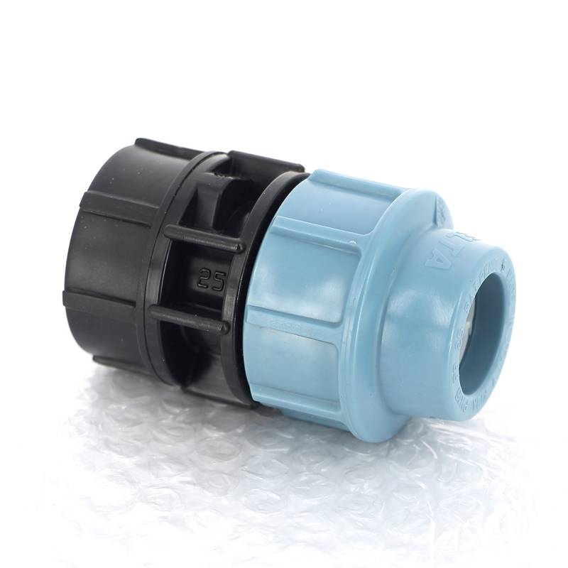 Муфта обжимная Unidelta для труб ПНД с внутренней резьбой 25х1 1004025004