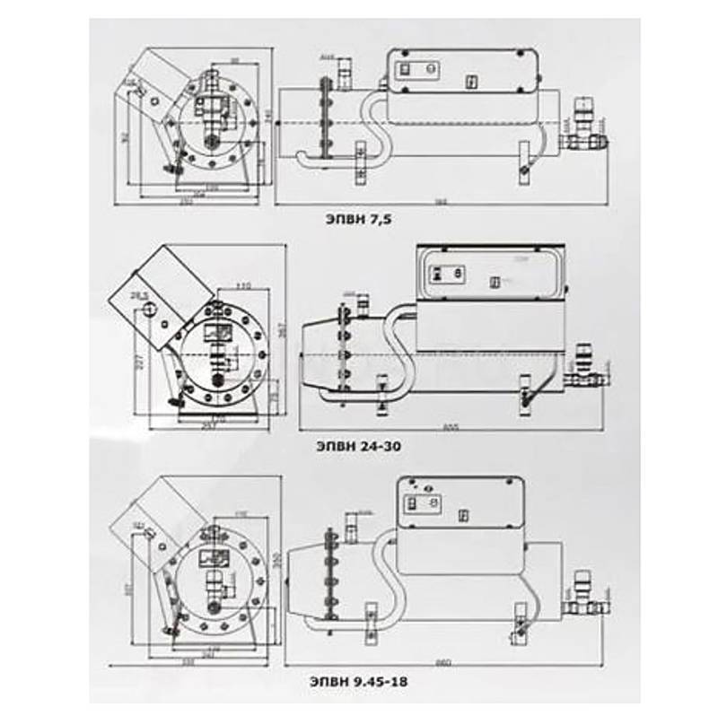 Водонагреватель электрический проточный ЭВАН ЭПВН-21 21 кВт 380 В 13033