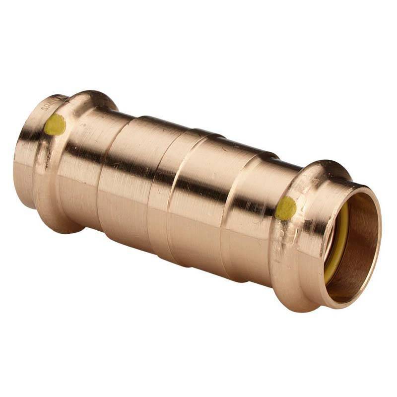 Муфта надвижная пресс Viega Profipress G 28 мм бронза 394196
