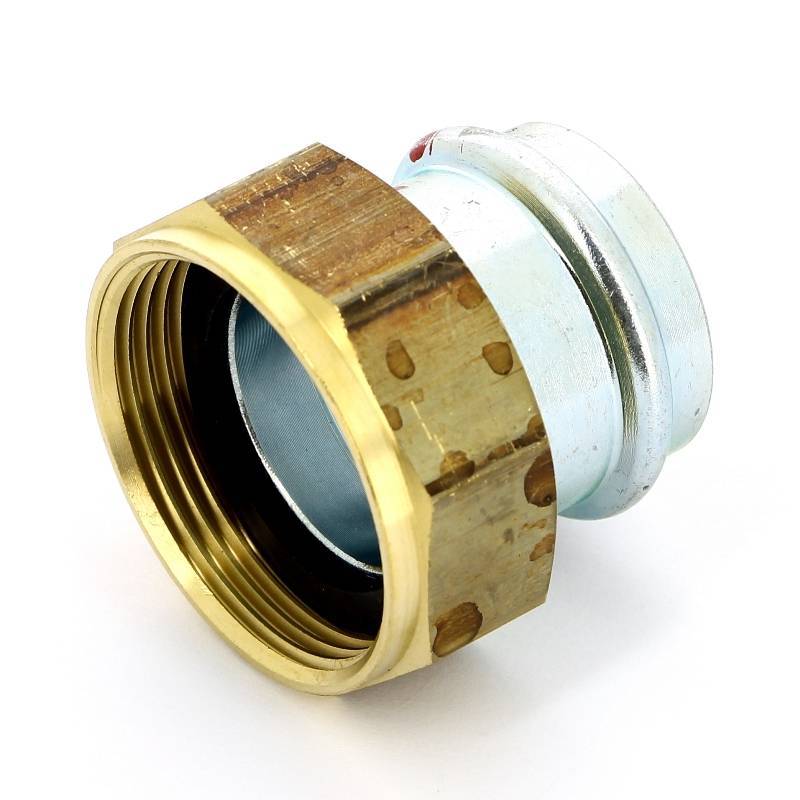 Муфта пресс Viega Prestabo с накидной гайкой 35х1 1/2 оцинкованная сталь 559212