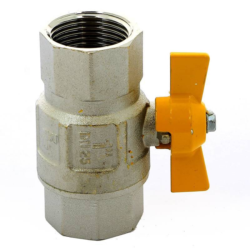 Кран шаровой для газа ITAP London 068 1 ВВ бабочка 0680100