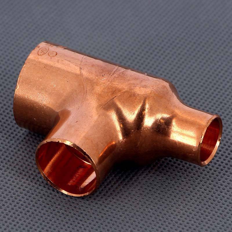 Тройник медный под пайку Viega 28х22х15 мм 112943