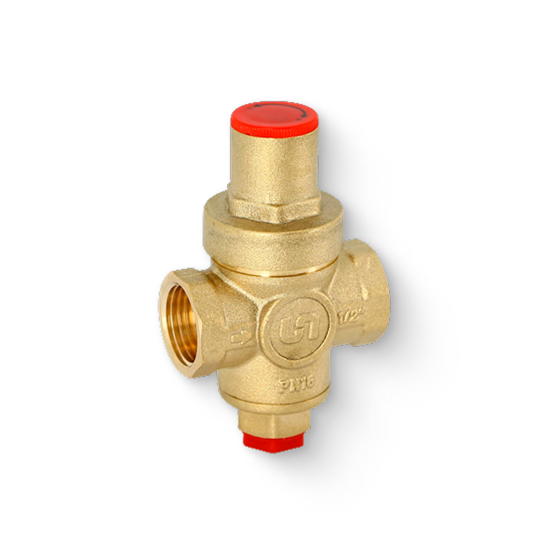 Редуктор давления FAR MINI 3/4 ВР-ВР 1-4 бар PN16 с отверстием под манометр FA 2875 34