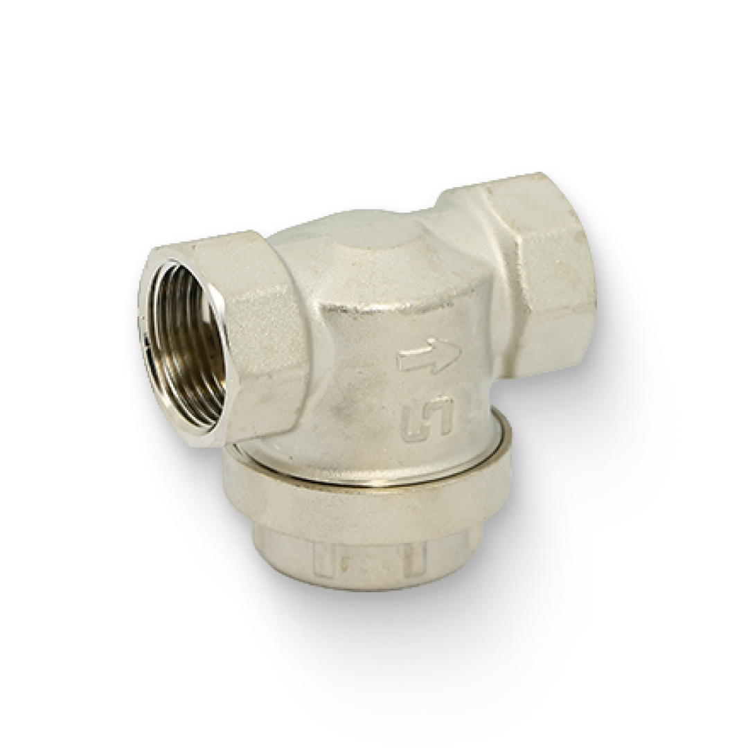 Фильтр прямой ВВ 1 500 мкм, никелированный