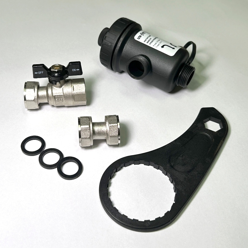 Фильтр-грязеуловитель магнитный TIM 3/4 черный 509408