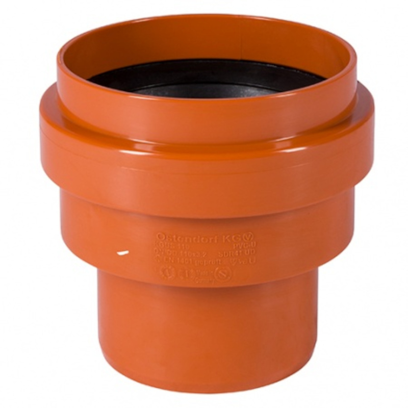 Переход на гладкий конец бетонной трубы KGUS 160 мм, Ger