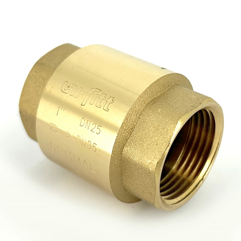 Клапан обратный ВВ 1 OPTIMAL пружинный с металлическим затвором