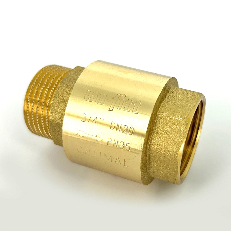 Клапан обратный НВ 3/4 OPTIMAL пружинный с металлическим затвором