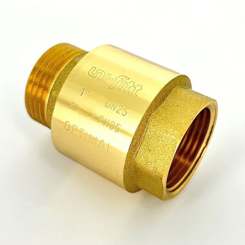 Клапан обратный НВ 1 OPTIMAL пружинный с металлическим затвором