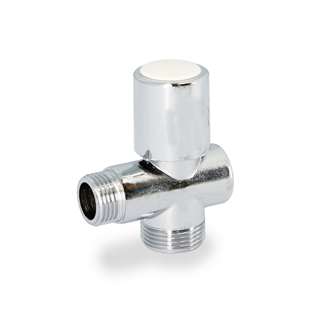 Вентиль ННВ 1/2'x3/4'x1/2'проходной для стиральных машин