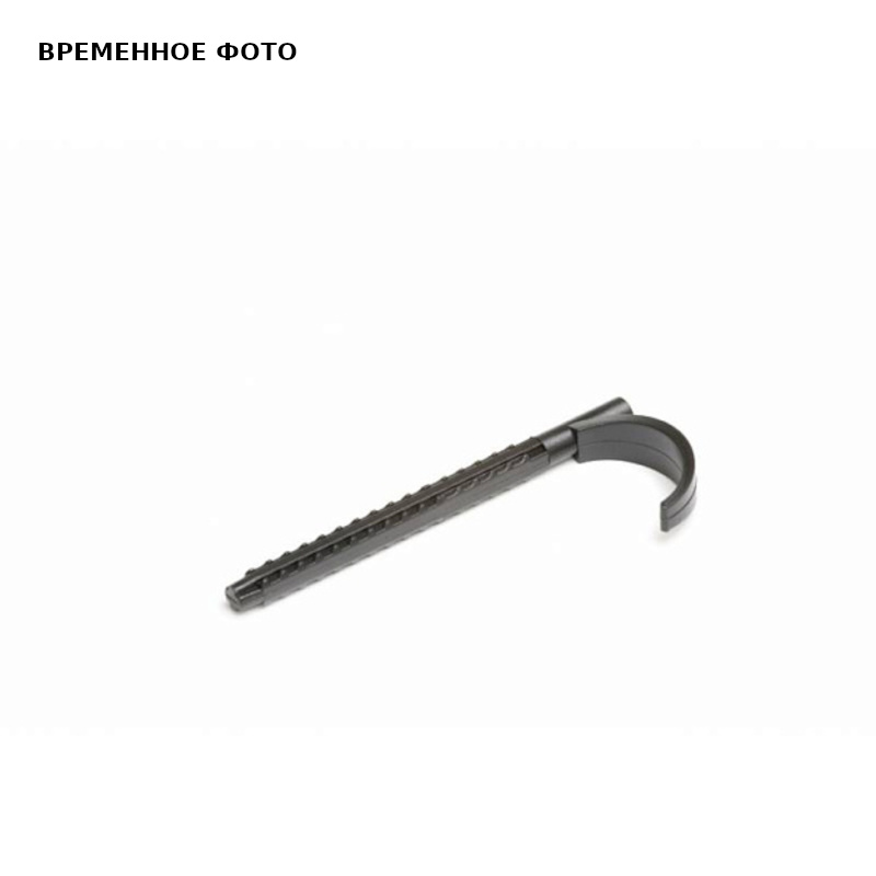 Крюк с дюбелем для монтажа одной трубы