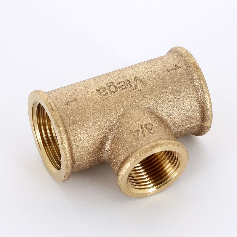 Тройник В 1 x 3/4 x 1 бронза