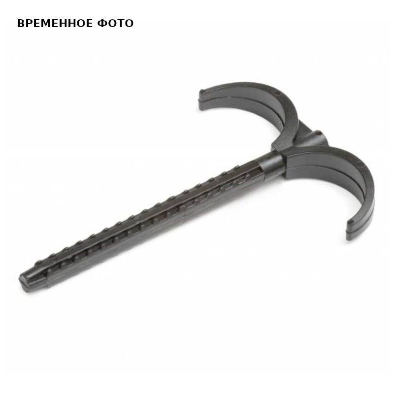 Крюк 8x120 двойной с дюбелем для 2-х труб d32 мм