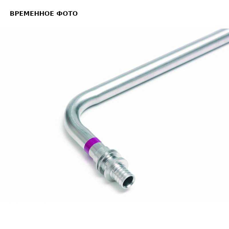 Угол с трубкой 20х250 для подкл радиатора нерж надвиж