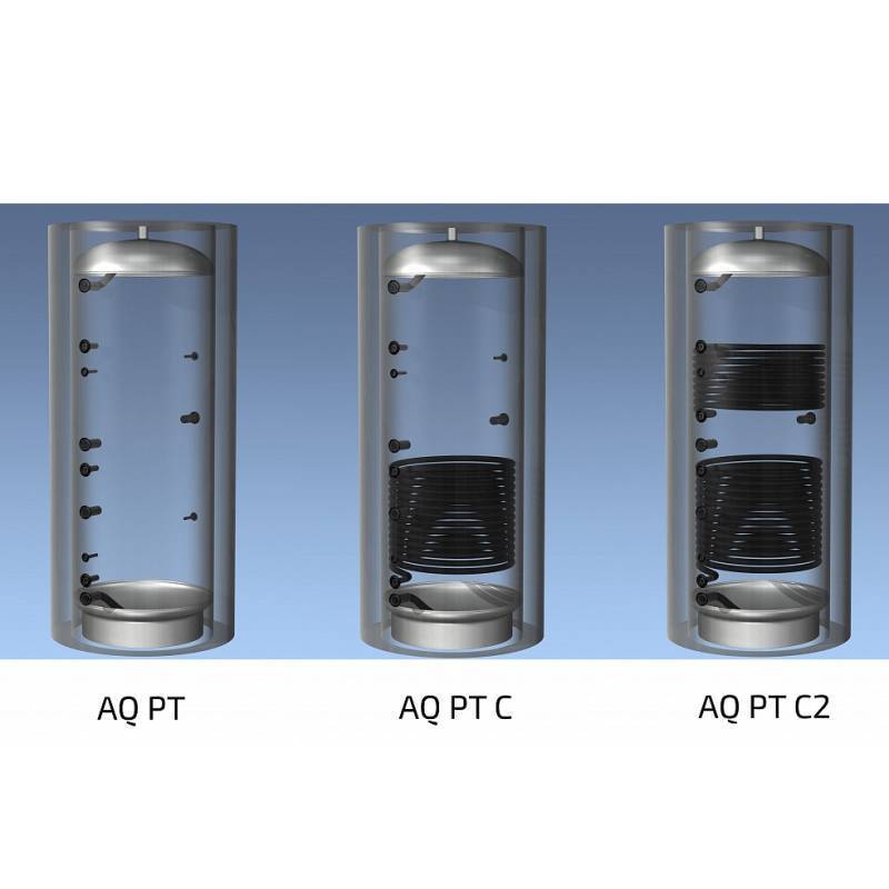 Теплоаккумулятор Hajdu AQ PT6.2 500 C 500 л без изоляции 1 теплообменник AQ PT6.2 500 C