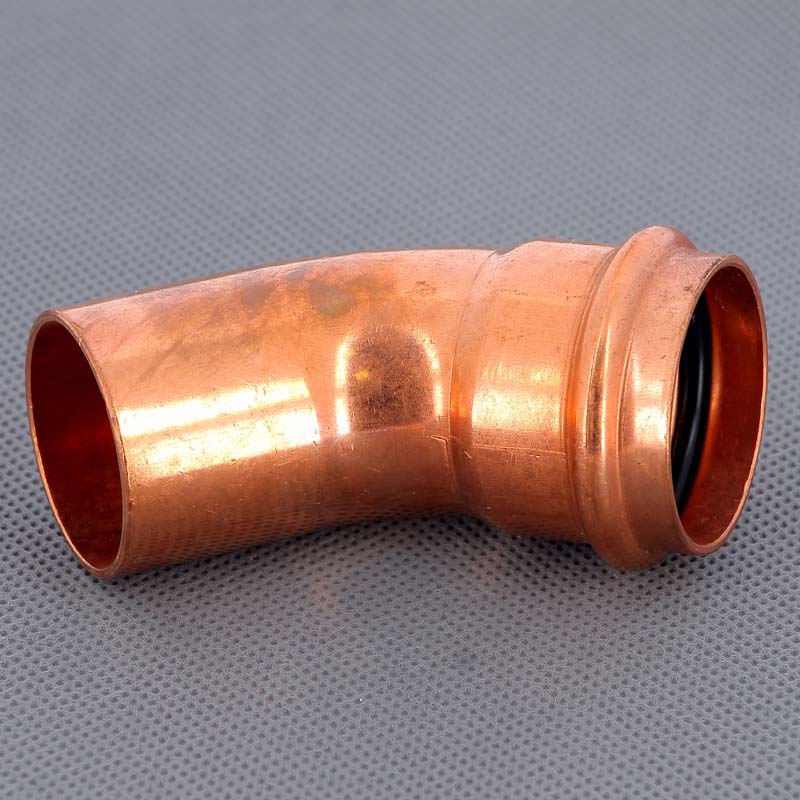 Угол-вставка пресс 35 45' медь Profipress SC-Contur