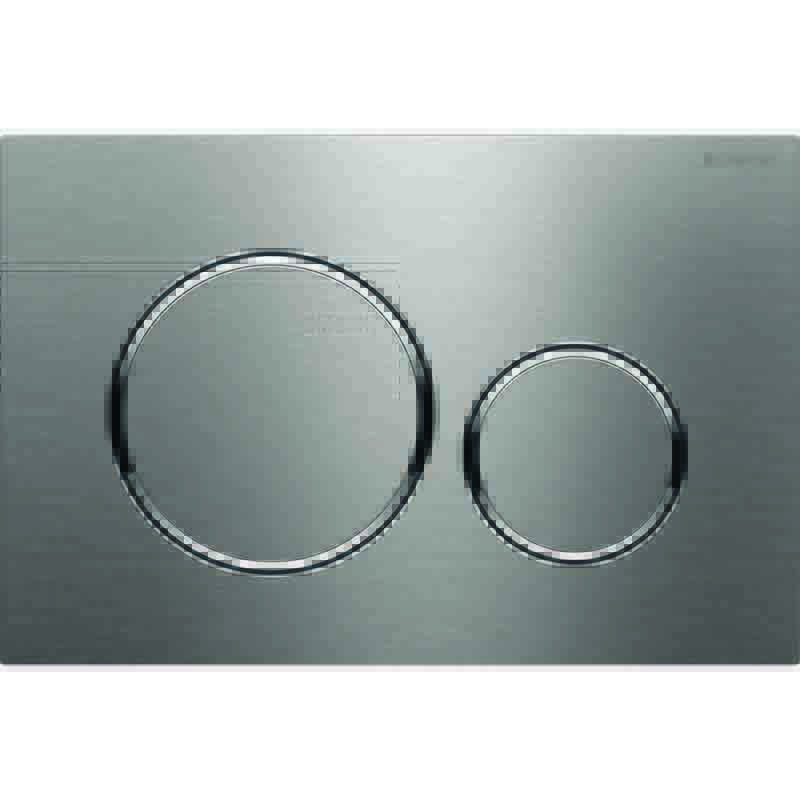 Клавиша смыва Geberit Sigma20 двойной смыв полированная нержавеющая сталь 115.882.SN.1