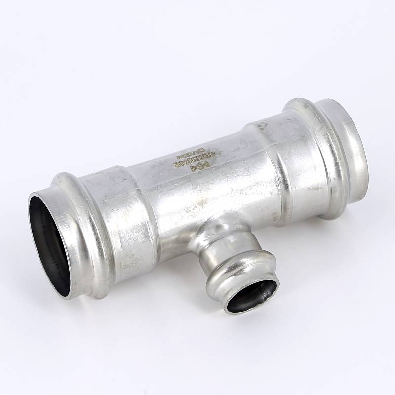 Тройник пресс IBP B Press Inox 42х22х42 мм нержавеющая сталь PS5130 0422242