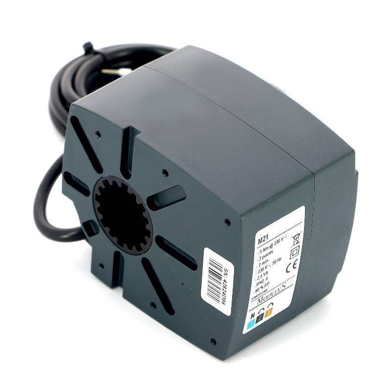 Сервопривод для клапана Uni-Fitt трехточечный 230 В 5 Нм 120 с 372P0230