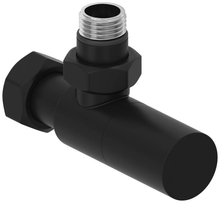 Вентиль угловой Сунержа Цилиндр G 1/2 x G 3/4 черный матовый 31-1400-1234
