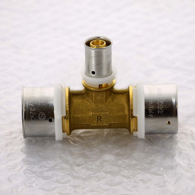 Тройник пресс Uni-Fitt 32х16х32 мм 706G9690