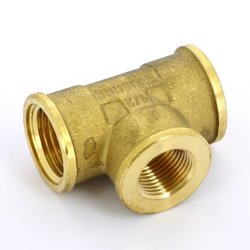 Тройник обжимной хромированный Tiemme 12х15х12 мм 1000151