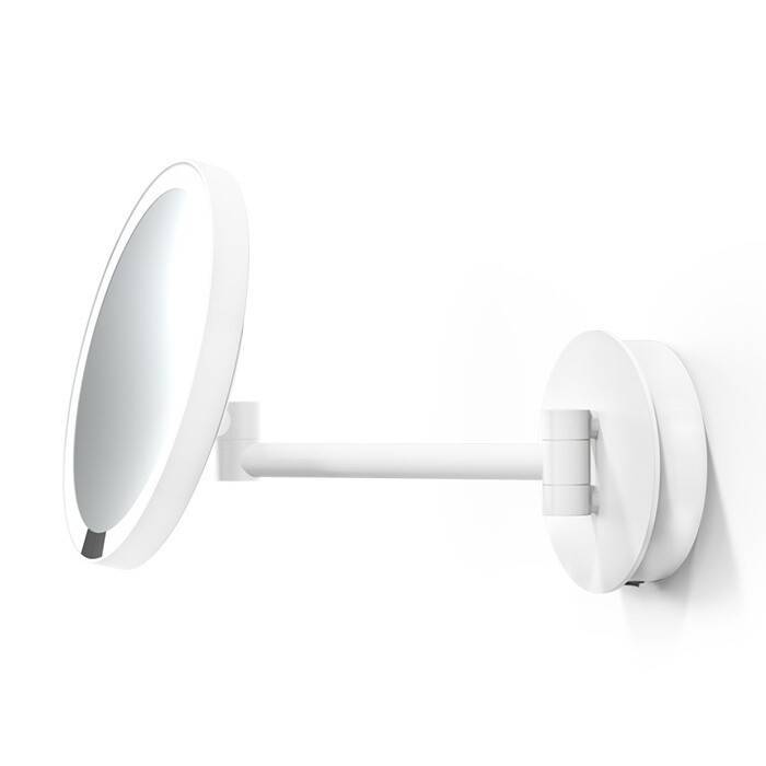 Косметическое зеркало Decor Walther JUST LOOK WR с подсветкой аккумуляторное белый матовый 0122350