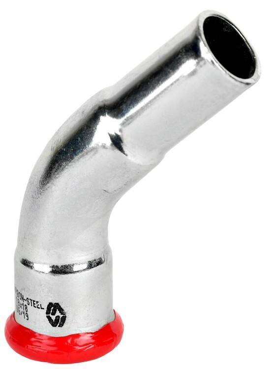 Колено 45° Sanha Sanha-Therm 35 мм ВН-Н оцинкованная сталь CF53308