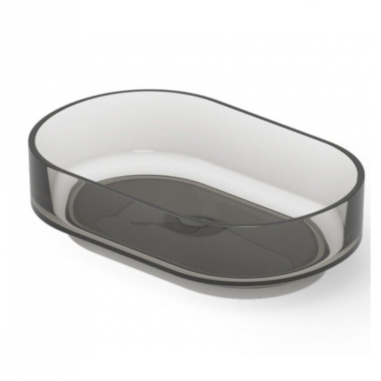 Раковина накладная DEA Design Countertop basin 560x360 мм Smoky Black DD9097560R4