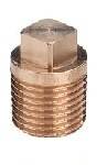Заглушка Viega 1 НР бронза 266622