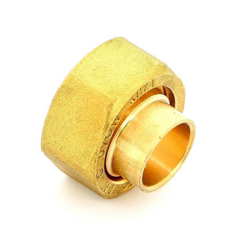 Вставка с накидной гайкой пайка-В Viega 15х3/4 113148