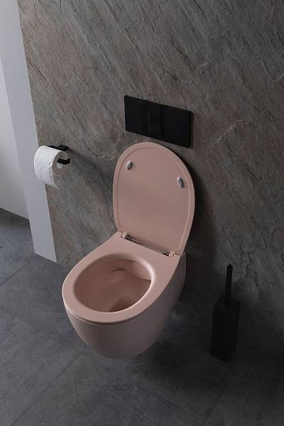 Чаша подвесного унитаза Allen Brau Fantasy розовый 4.11004.SM